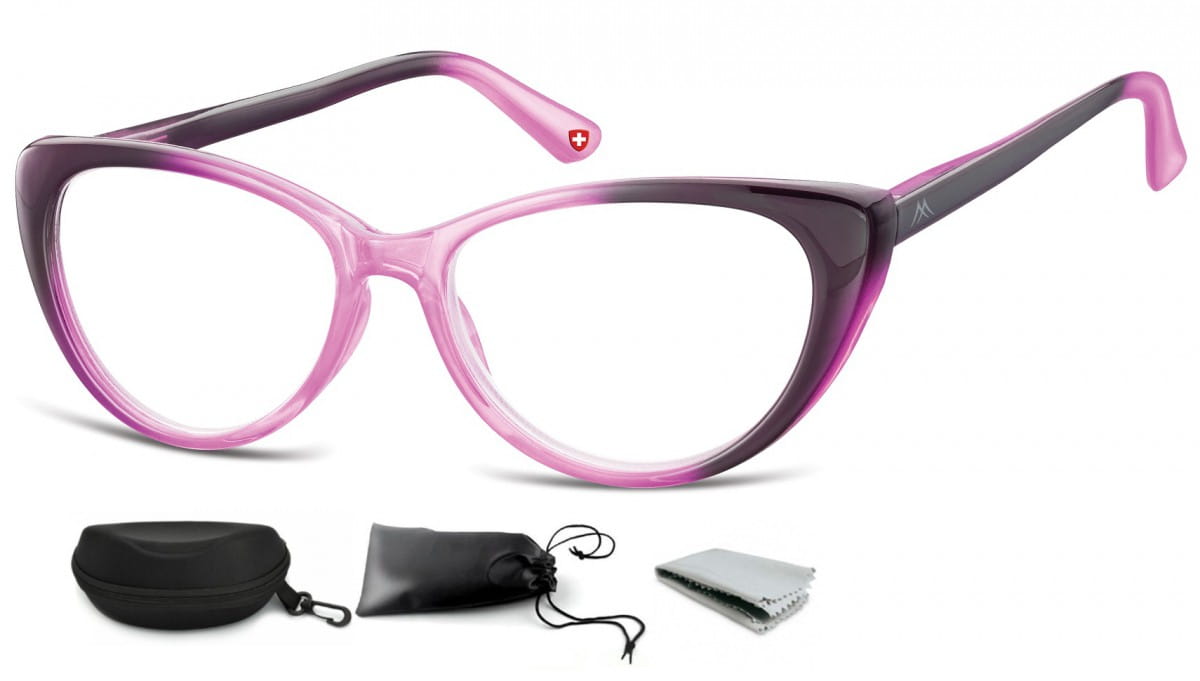 Plusy Okulary Do Czytania Kocie MR64D moc: +2,5