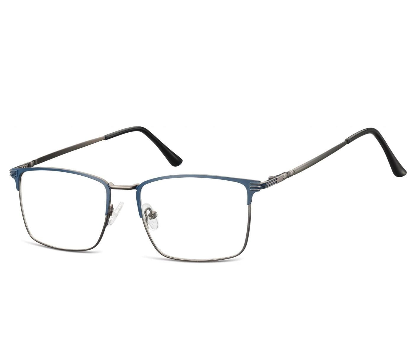 Okulary zerówki korekcyjne Nerd Prostokątne 906B