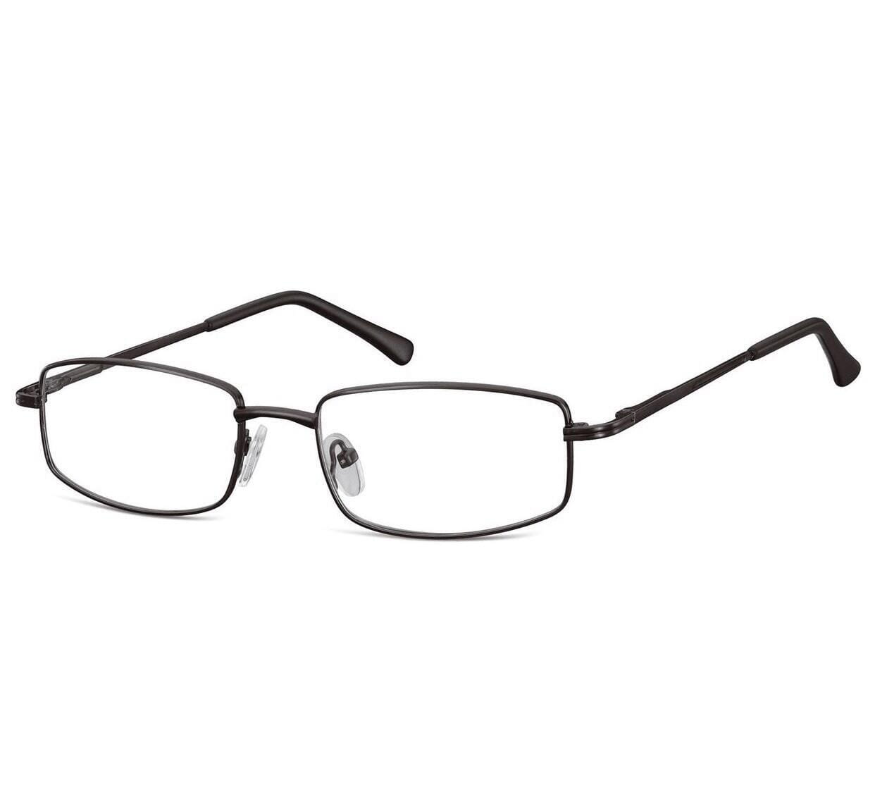 Oprawki korekcyjne zerówki okulary metalowe 799A czarne