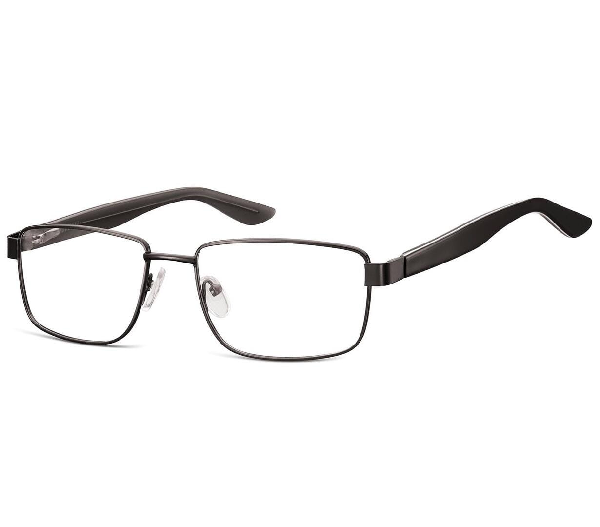 Oprawki korekcyjne zerówki okulary metalowe 885 czarne