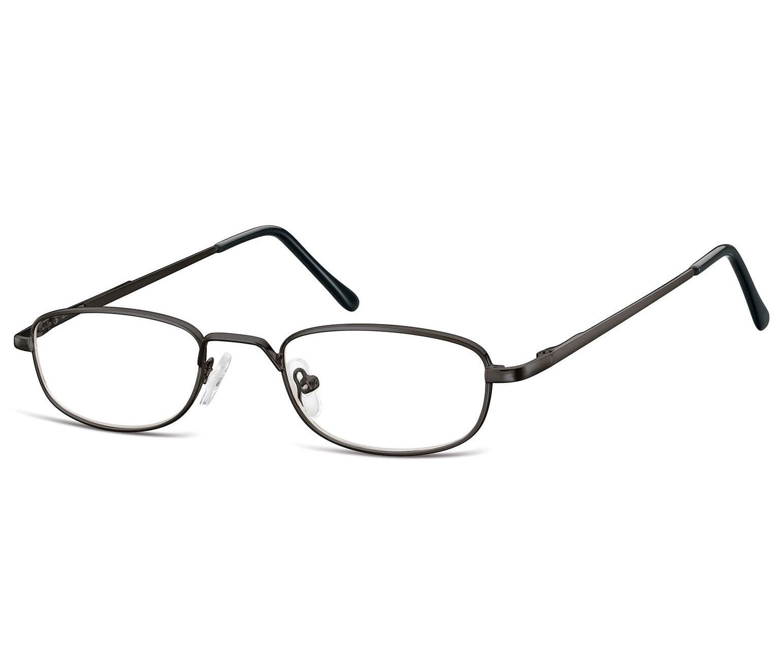 Oprawki korekcyjne zerówki okulary metalowe z uchwytem 784B czarne