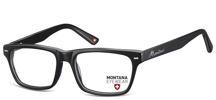 Okulary oprawki optyczne, korekcyjne Montana MA73 nerdy  czarne