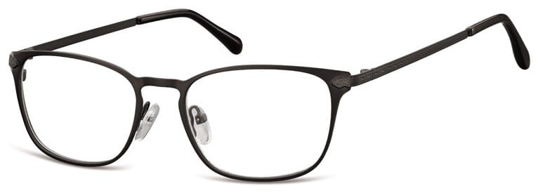 Oprawki okularowe kocie oczy damskie stalowe Sunoptic 991 czarne