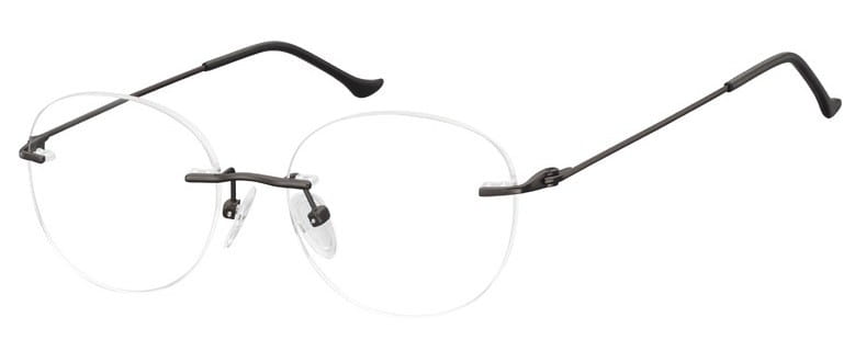 Patentki Bezramkowe Okulary Oprawki okrągłe korekcja Sunoptic 987