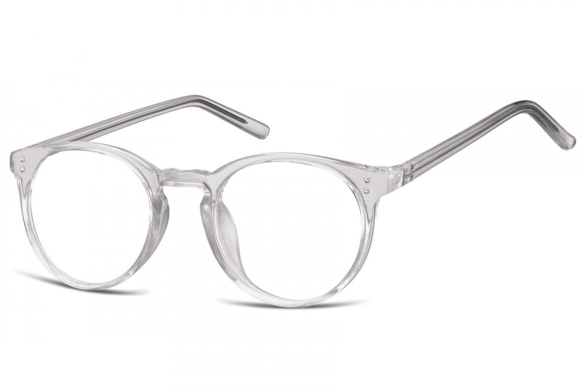 Okulary oprawki korekcyjne Lenonki zerówki transparentne Sunoptic CP123