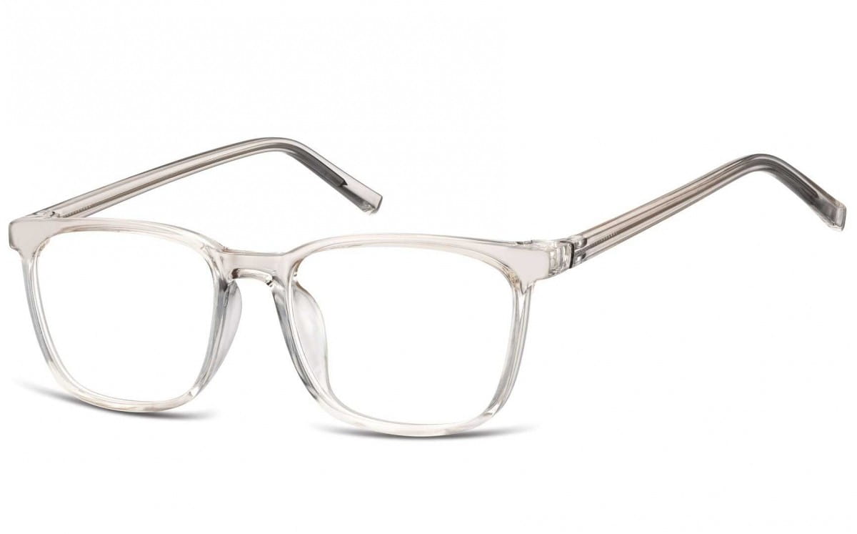 Okulary oprawki korekcyjne Nerdy zerówki transparentne Sunoptic CP124