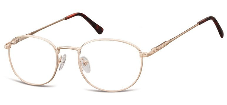 Lenonki zerowki Okulary Oprawki korekcyjne 794C zlote