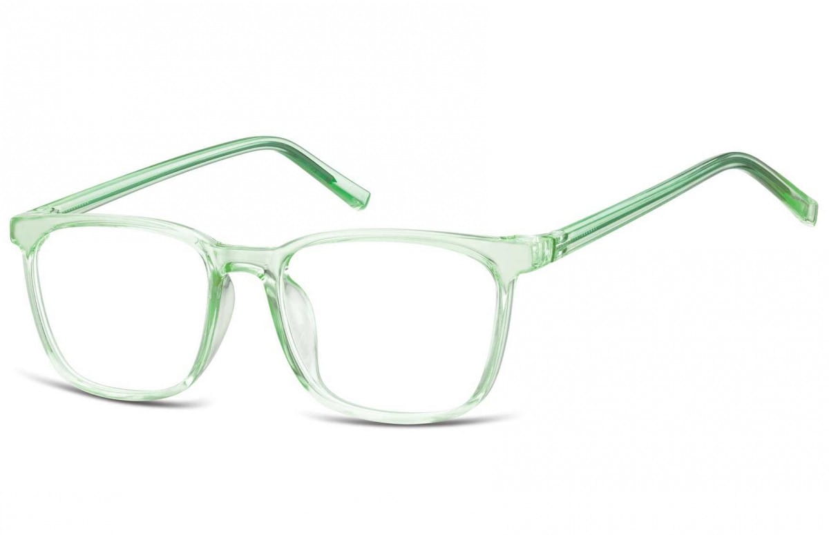 Okulary oprawki korekcyjne Nerdy zerówki transparentne Sunoptic CP124B