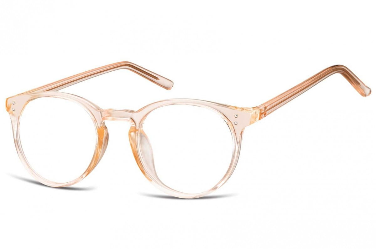 Okulary oprawki korekcyjne Lenonki zerówki transparentne Sunoptic CP123F