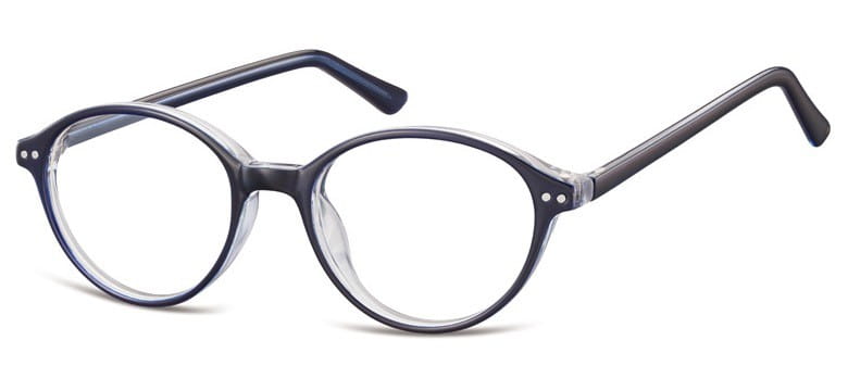 Okulary Oprawki okragle Sunoptic CP147G granatowe
