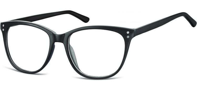 Okulary oprawki zerówki korekcyjne Unisex Sunoptic AC22 czarne