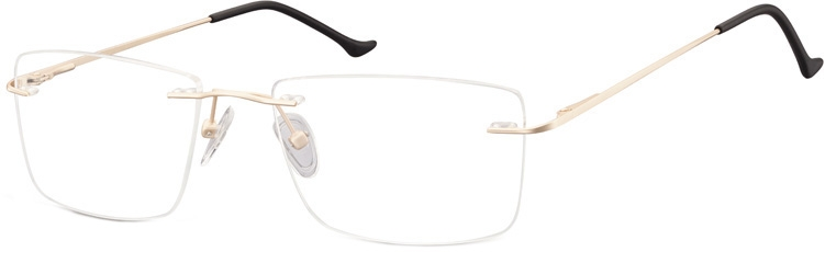 Bezramkowe Okulary oprawki korekcyjne Sunoptic 984D złote