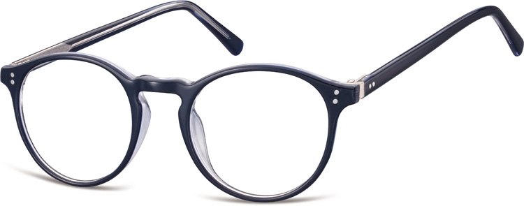 Okrągłe Okulary oprawki zerówki korekcyjne Sunoptic AC43H