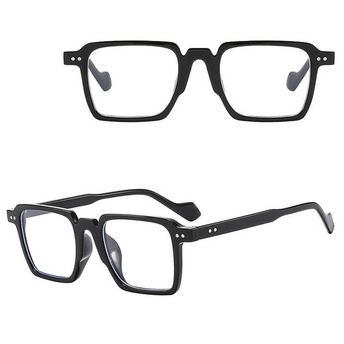 Okulary zerówki do komputera z filtrem BLUE LIGHT STL37E czarne + akcesoria