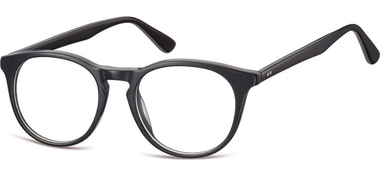 Okrągłe okulary oprawki zerowki korekcyjne Sunoptic AC45A