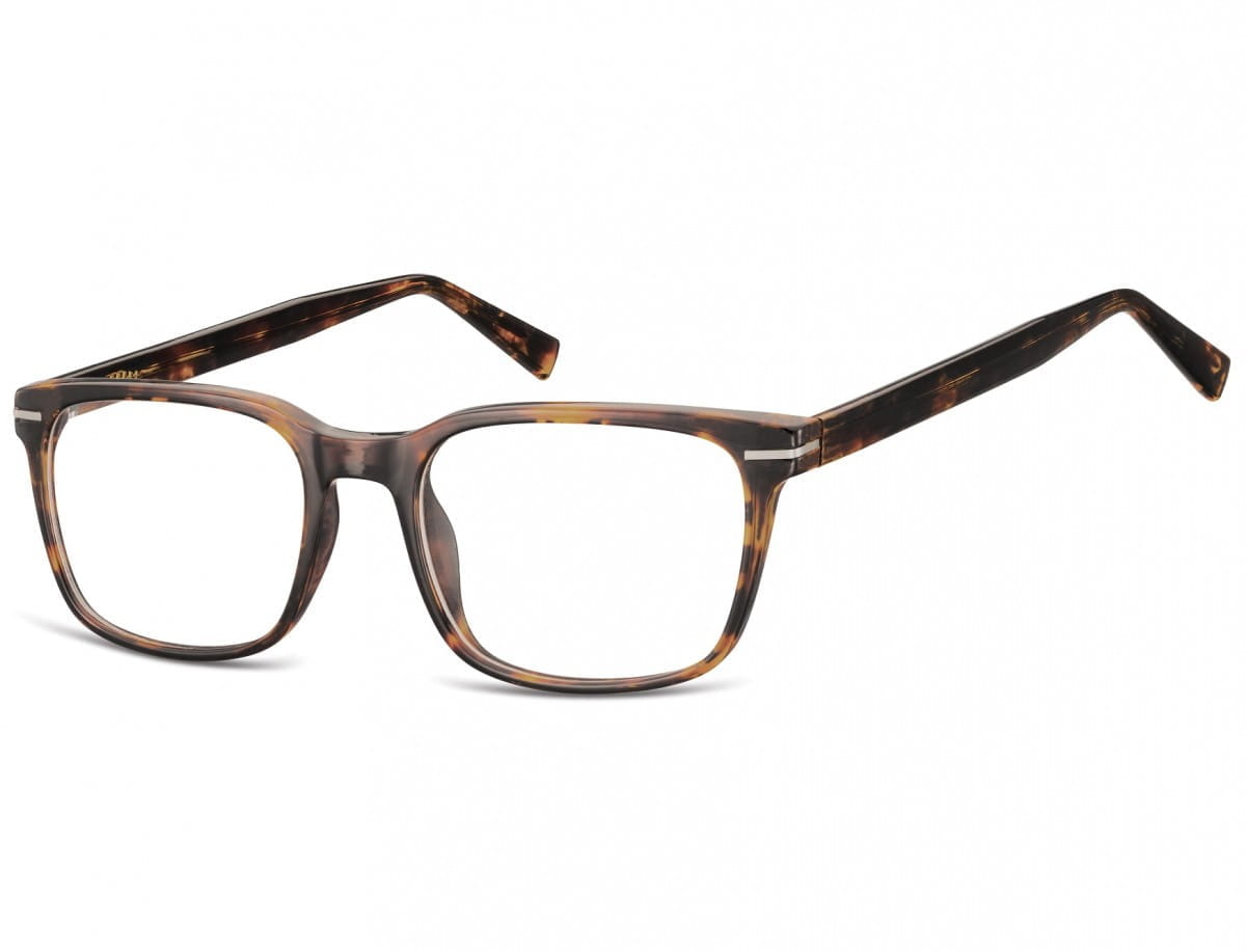 Okulary oprawki korekcyjne Nerdy zerówki Sunoptic CP119C szylkret