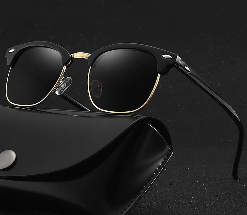Okulary przeciwsłoneczne półramki z polaryzacją Unisex POL-5060