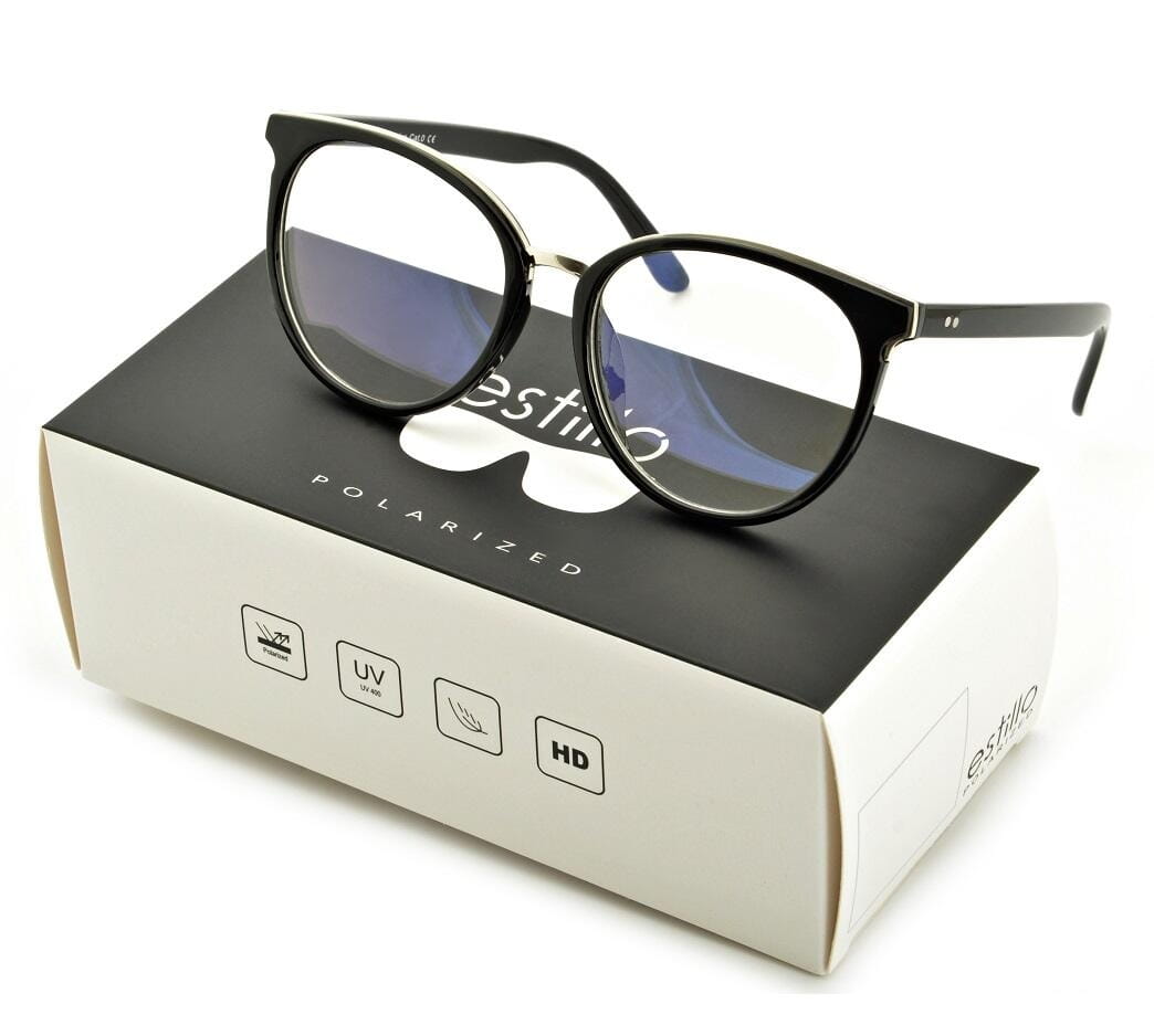 Okulary damskie z filtrem BLUE LIGHT do komputera korekcyjne EST-109K-1 Estillo