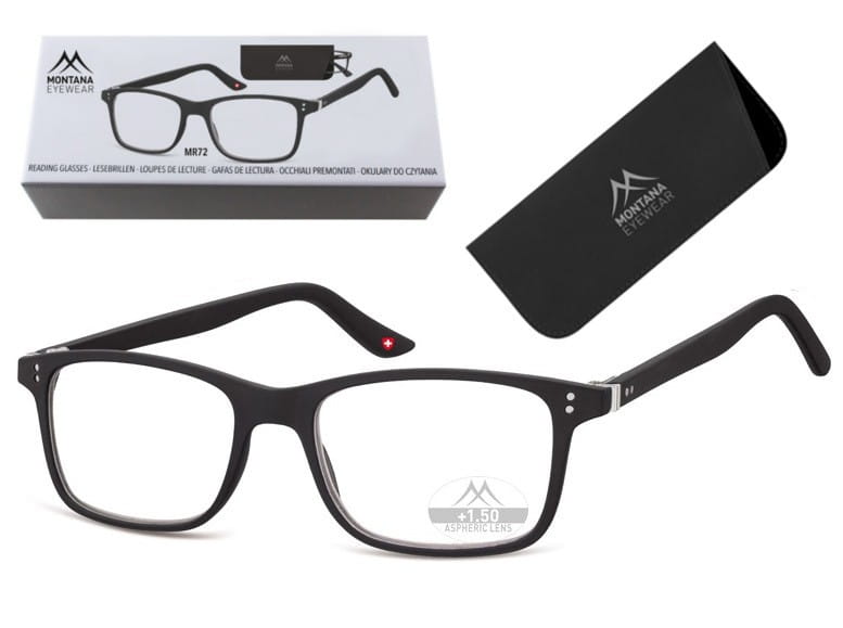 Asferyczne Okulary do Czytania Montana MR72 moc: +1